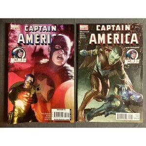 Captain America Feat. Nomad No. 603 & 604 (2010) Marvel Comic Book Set